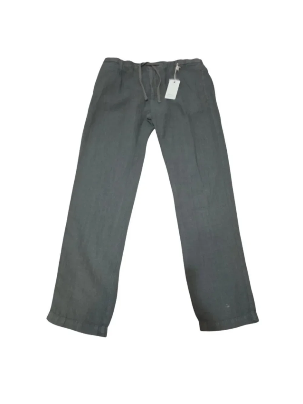 Hartford Tanker Mens 100% Linen Drawstring Pants Size 52 Olive NWT AZ56100